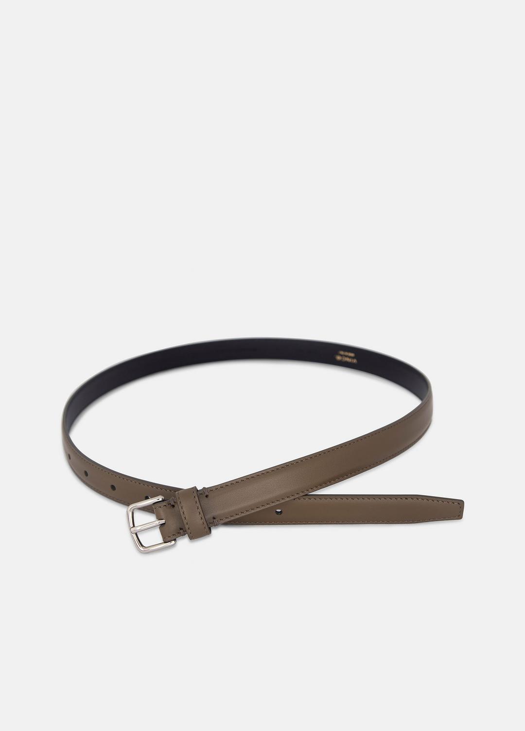 Women’s 20mm Stitched Leather Belt in Belts