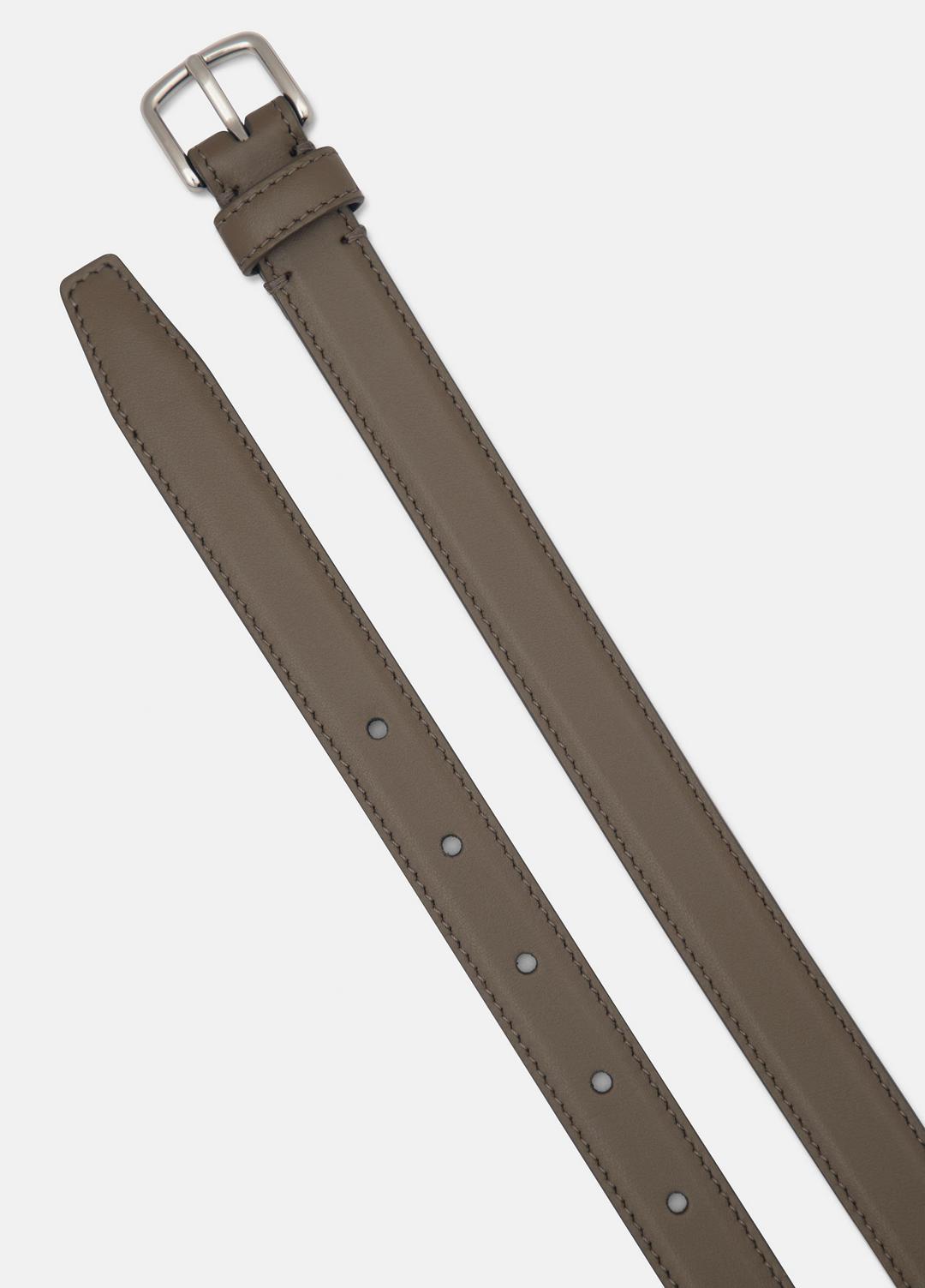 Women’s 20mm Stitched Leather Belt in Belts