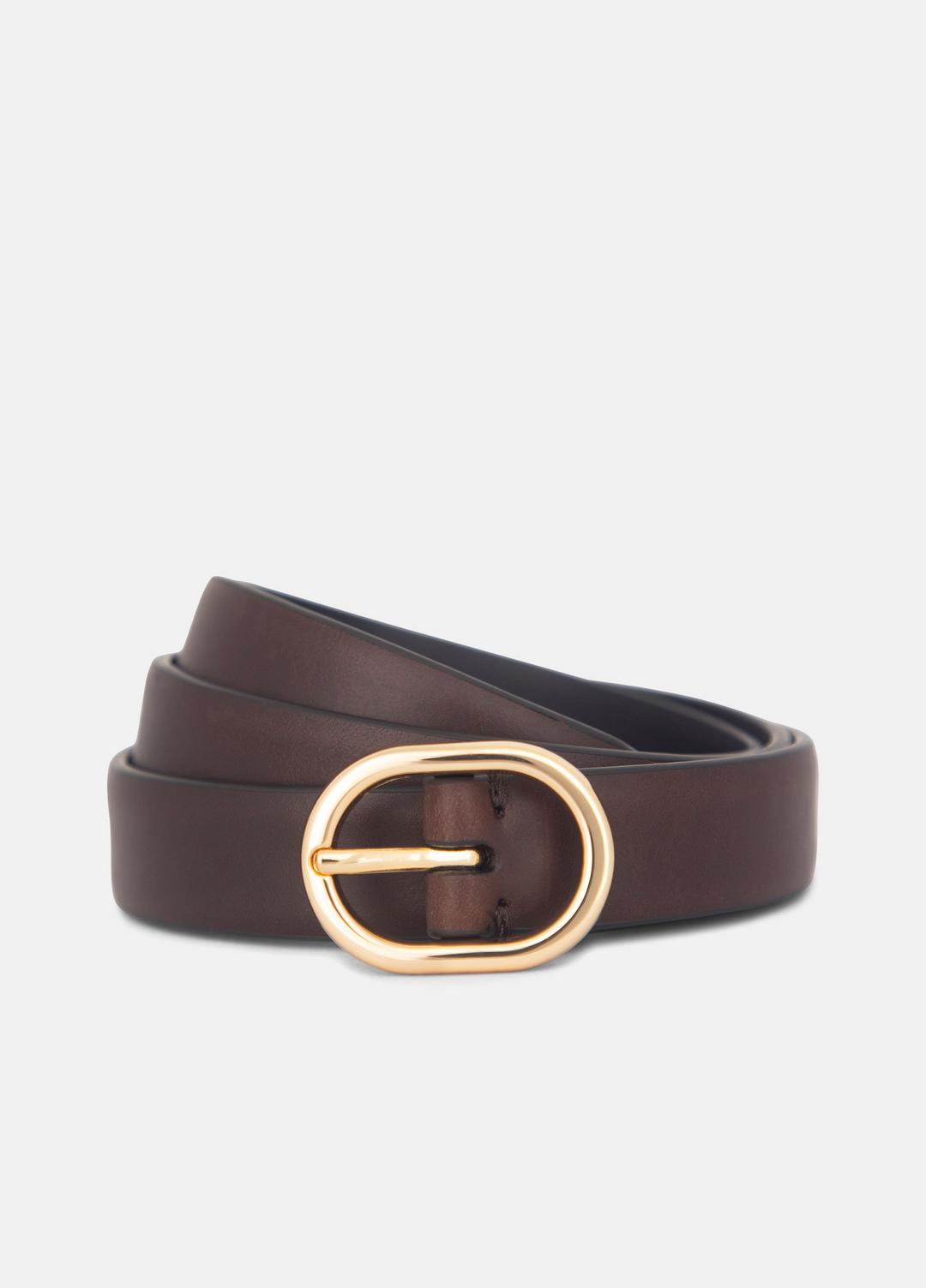 Women's 20mm Spazzolato Leather Belt in Belts