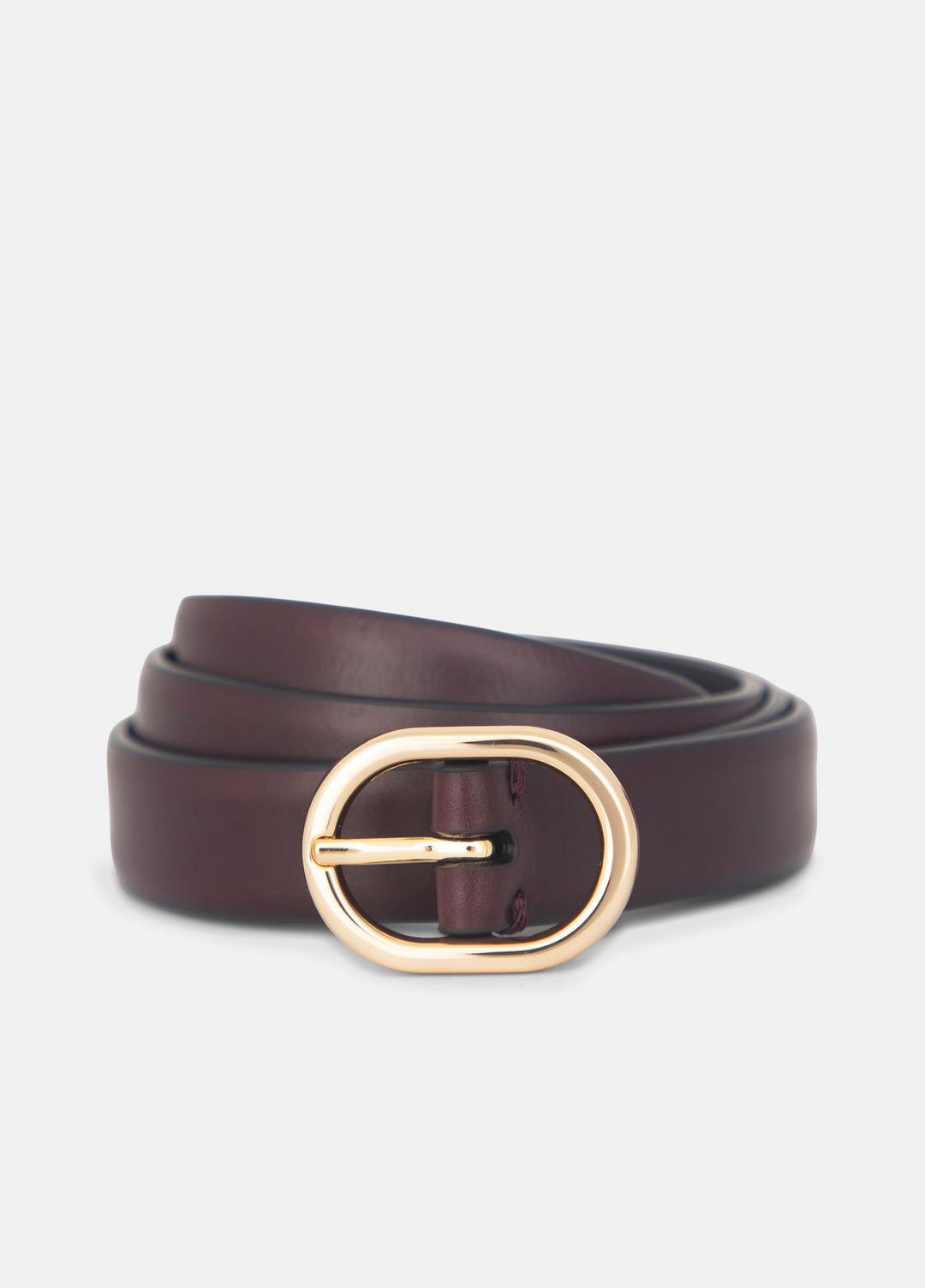 Women's 20mm Spazzolato Leather Belt in Belts