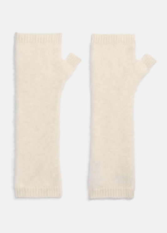Brushed Cashmere Arm Warmers in Gloves