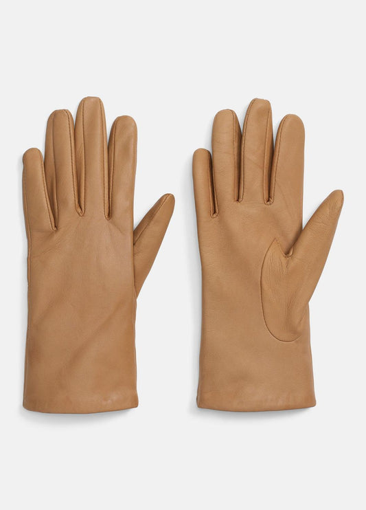 Cashmere-Lined Short Leather Glove in Gloves