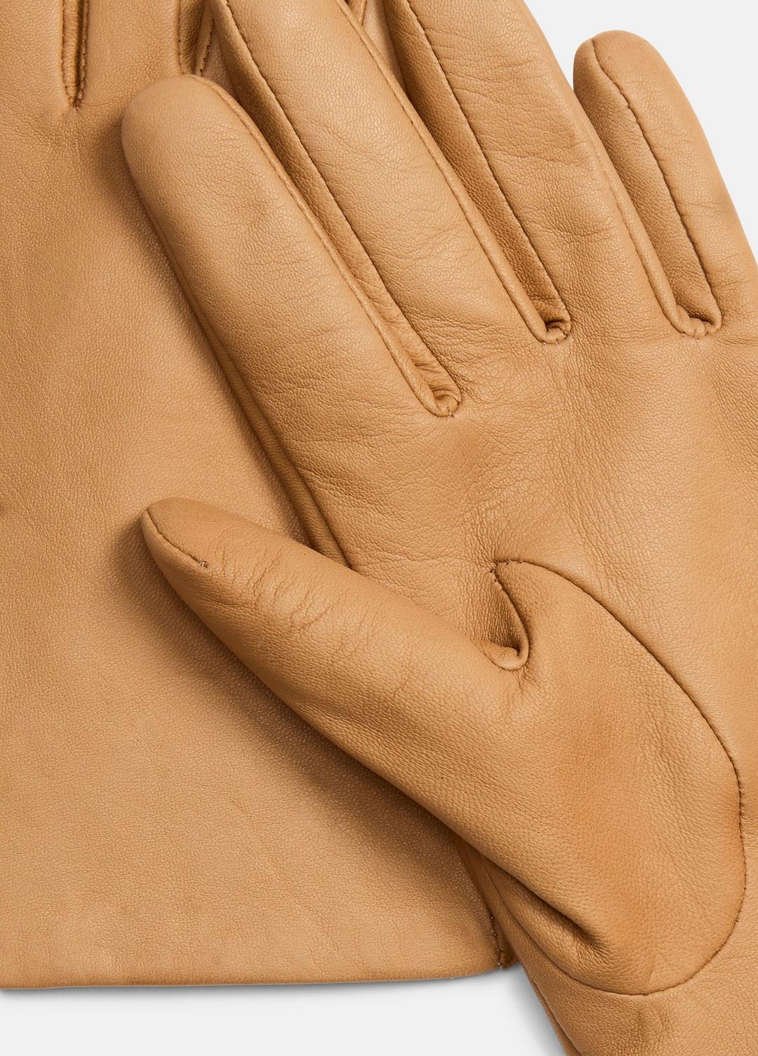 Cashmere-Lined Short Leather Glove in Gloves