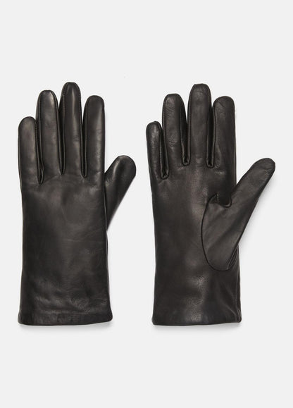 Cashmere-Lined Short Leather Glove in Gloves