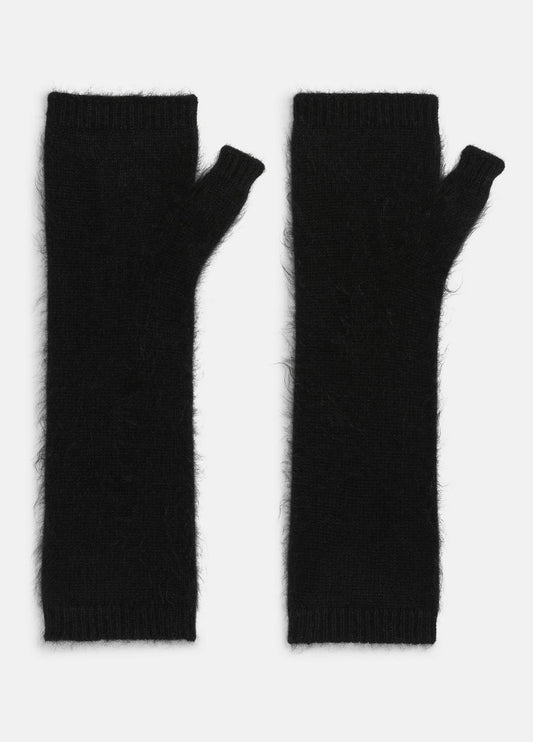 Brushed Cashmere Arm Warmers in Gloves