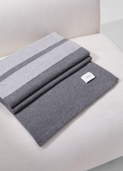 Cashmere Jersey Stripe Throw in Pillows & Blankets