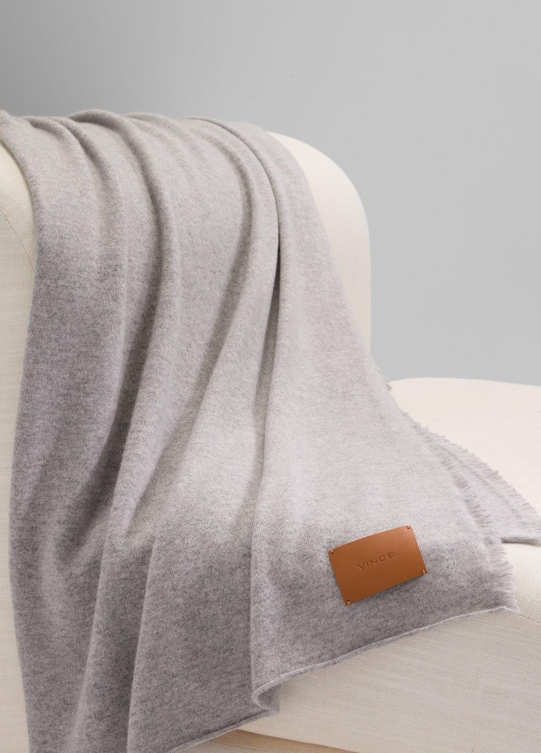 Cashmere Reverse Jersey Throw in Pillows & Blankets