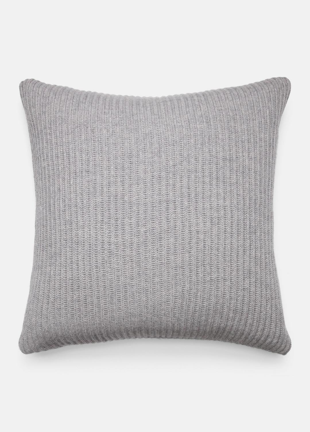 Wool and Cashmere Cardigan-Stitch Pillow in Pillows & Blankets