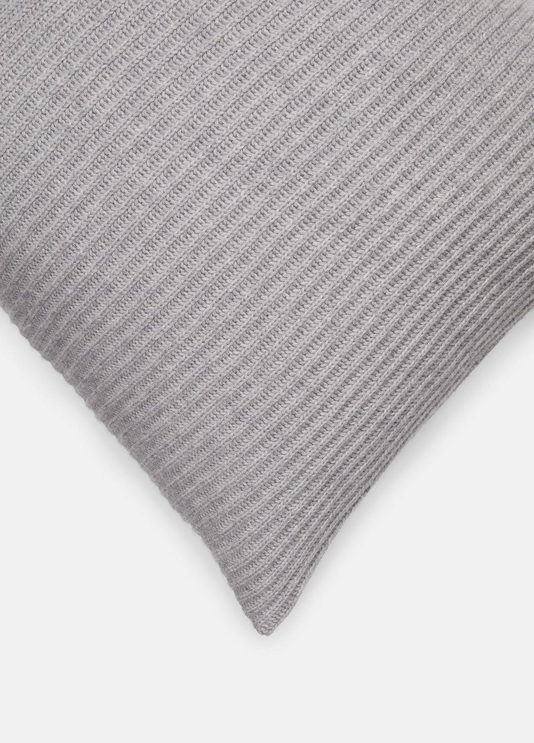 Wool and Cashmere Cardigan-Stitch Pillow in Pillows & Blankets
