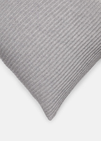 Wool and Cashmere Cardigan-Stitch Pillow in Pillows & Blankets