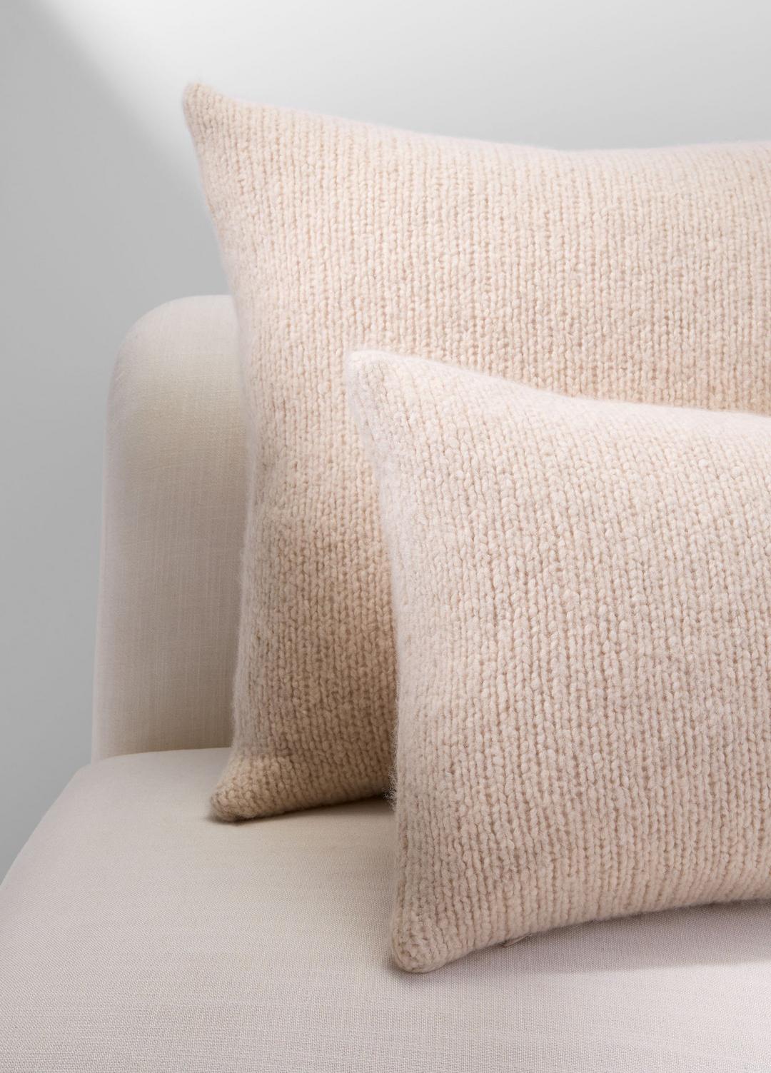 Cashmere-Silk Jersey Pillow in Pillows & Blankets