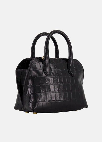Delphine Croc-Embossed Leather Mini Bag in Matching Sets