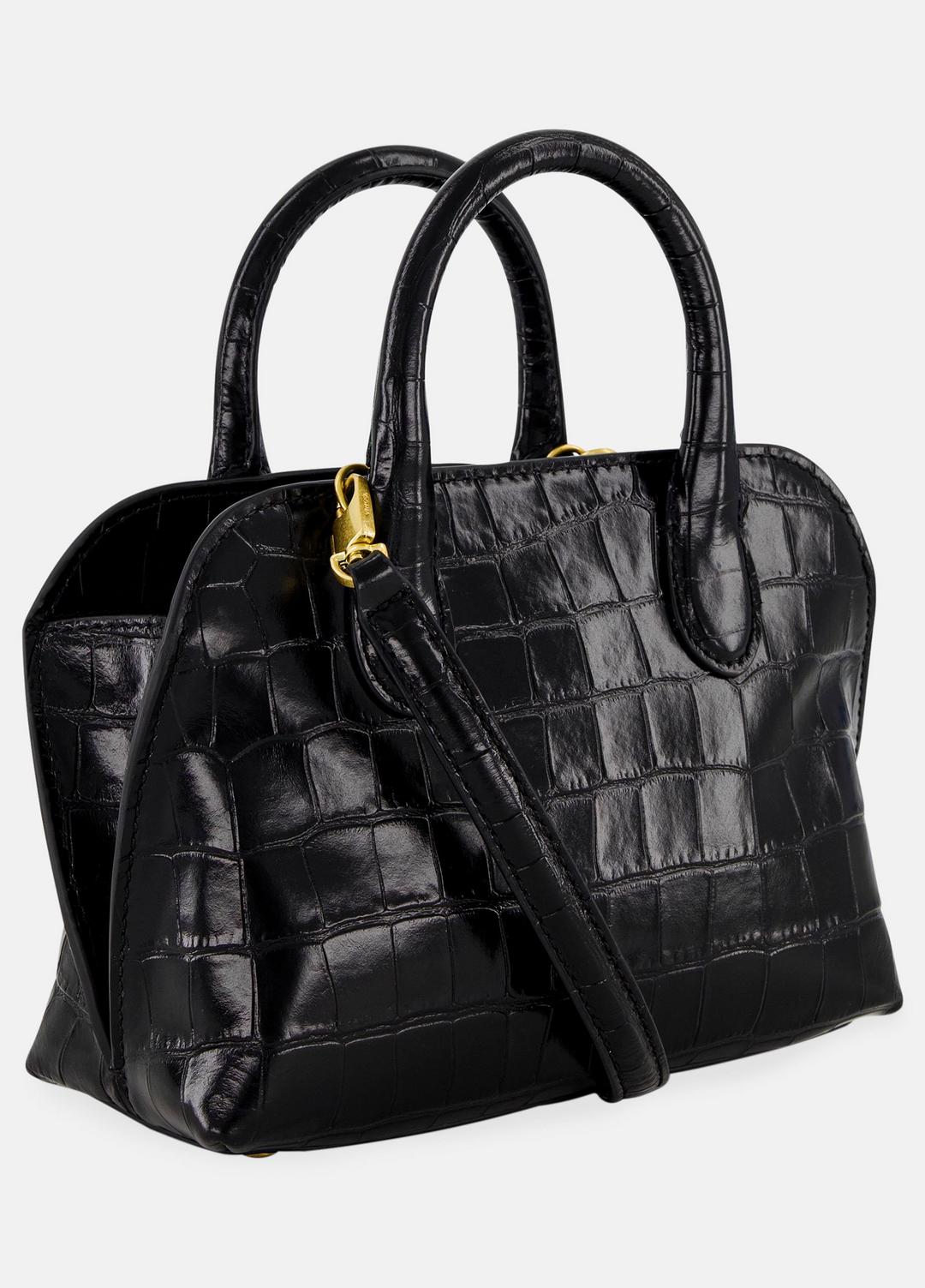 Delphine Croc-Embossed Leather Mini Bag in Matching Sets