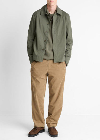 Italian Peached Stretch-Cotton Jacket in Jackets