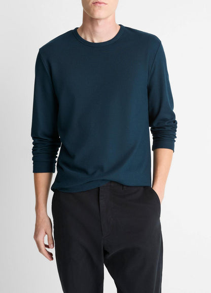 Pima Cotton Piqué Long-Sleeve T-Shirt in Long Sleeve