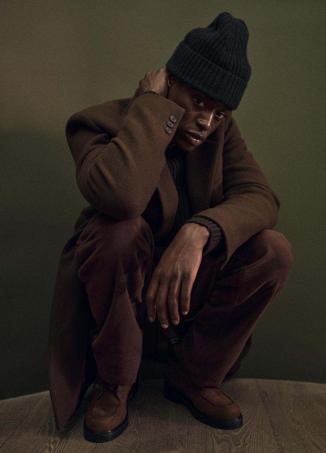Splittable Wool-Cashmere Single-Breasted Topcoat in Coats