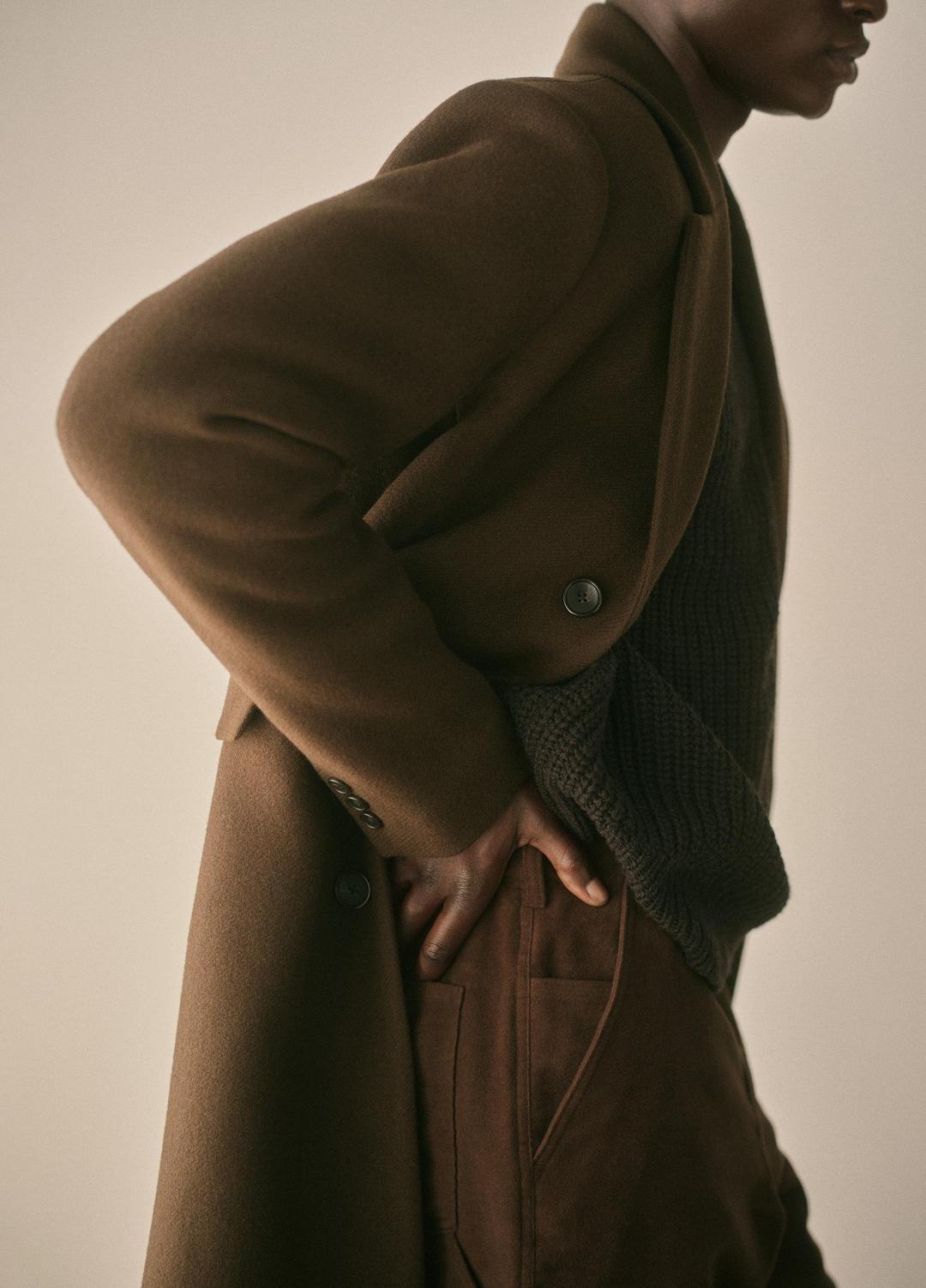 Splittable Wool-Cashmere Single-Breasted Topcoat in Coats