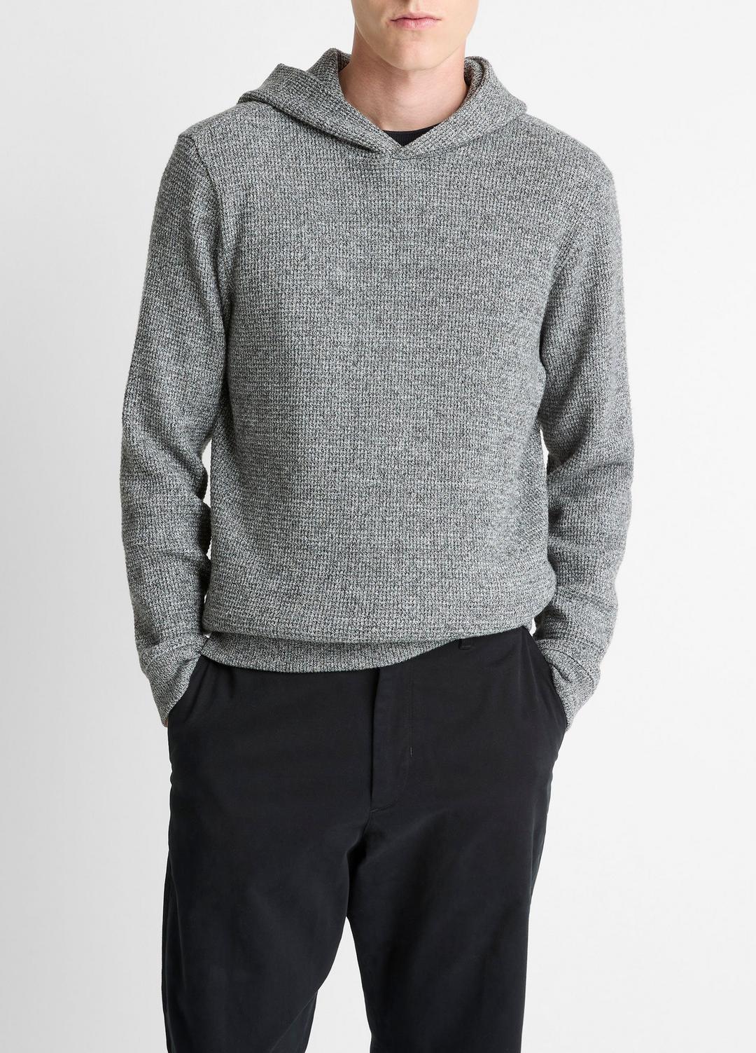 Brushed Waffle Hoodie in Sweatshirts & Hoodies