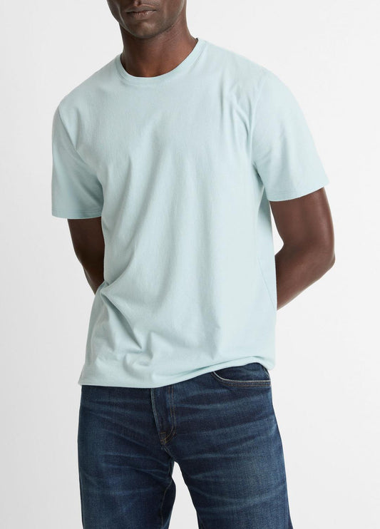 Pima Cotton Crew Neck T-Shirt in Short Sleeve