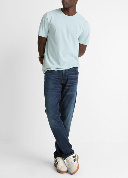 Pima Cotton Crew Neck T-Shirt in Short Sleeve