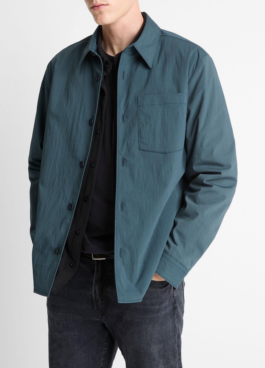 Insulated Tech-Cotton Shirt Jacket in Shirt Jackets