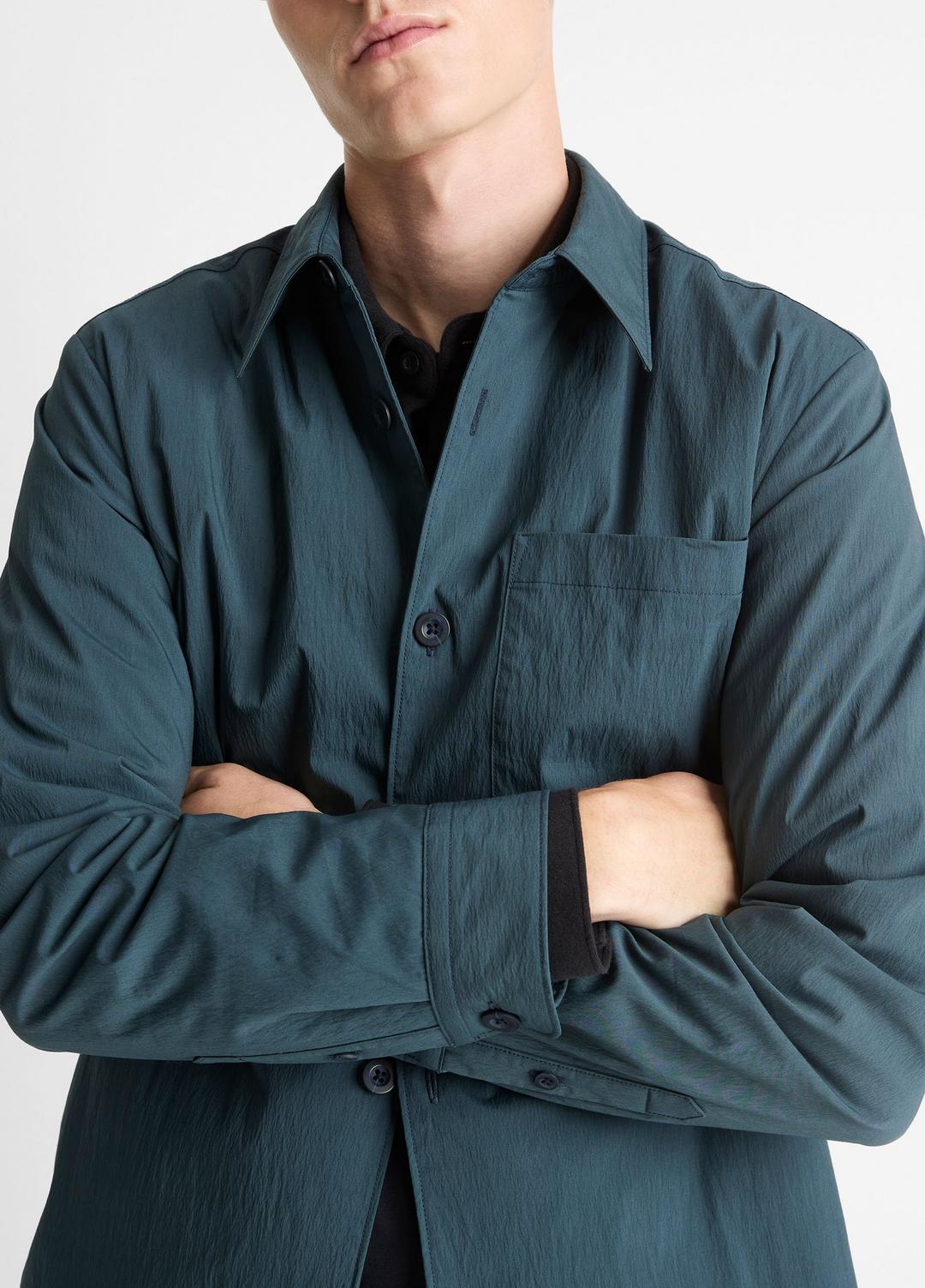 Insulated Tech-Cotton Shirt Jacket in Shirt Jackets