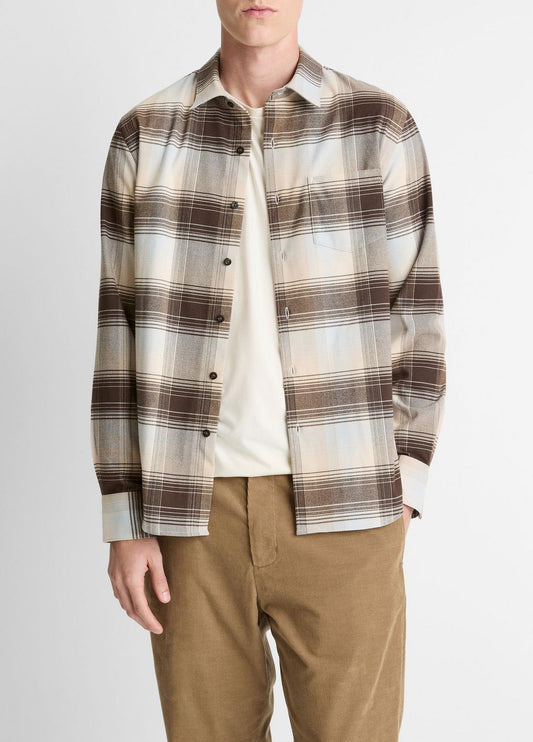 Missoula Plaid Button-Front Shirt in Long Sleeve
