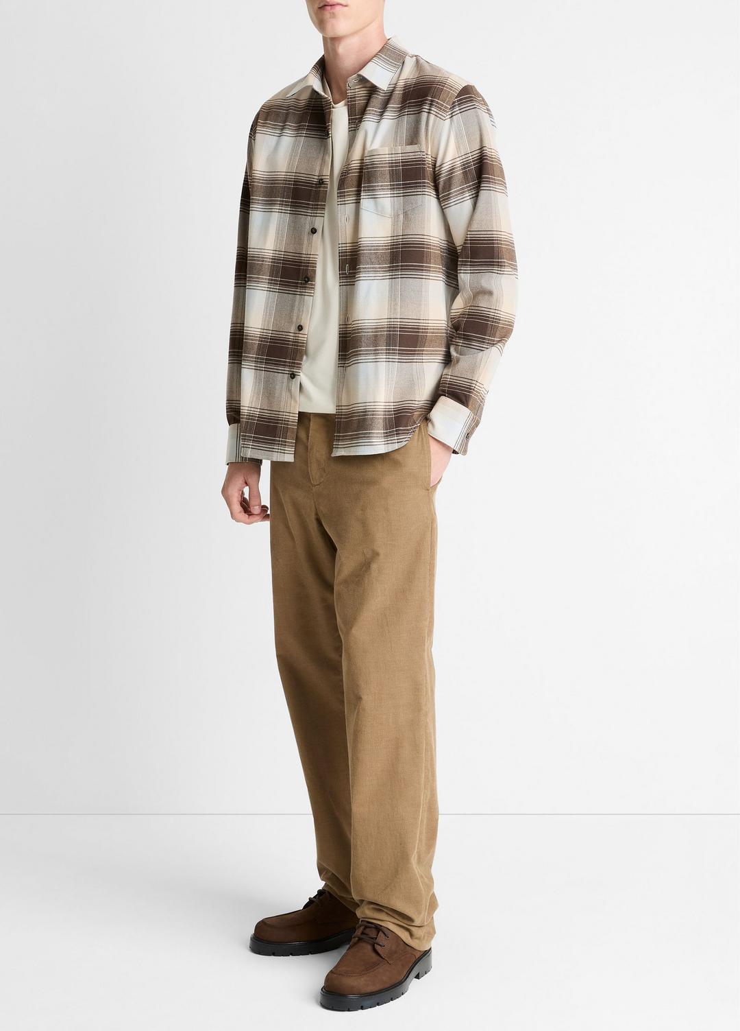 Missoula Plaid Button-Front Shirt in Long Sleeve