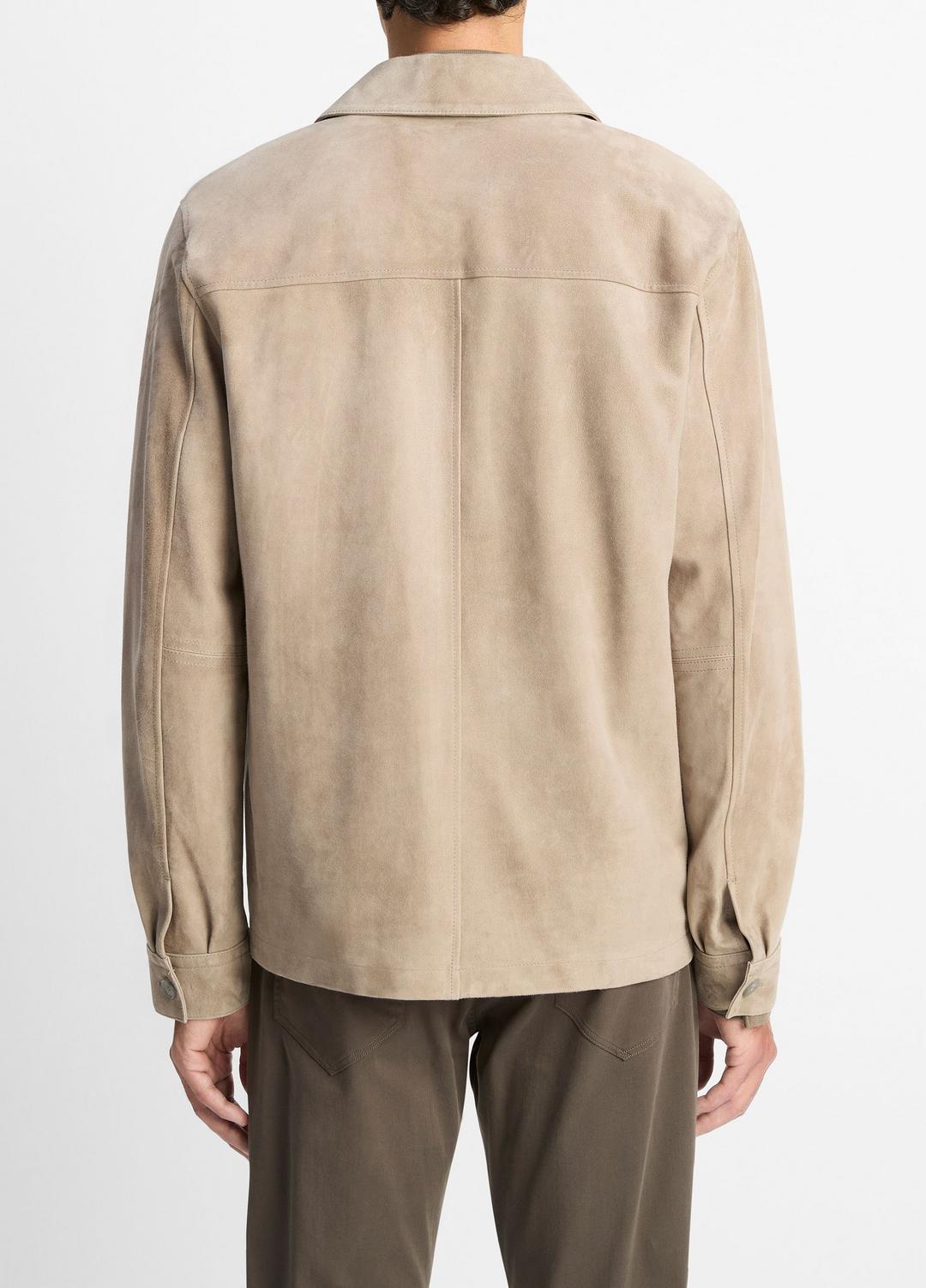 Suede Shirt Jacket in Shirt Jackets