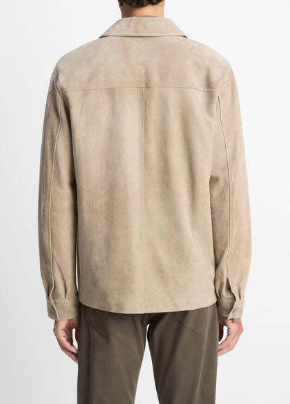 Suede Shirt Jacket in Shirt Jackets