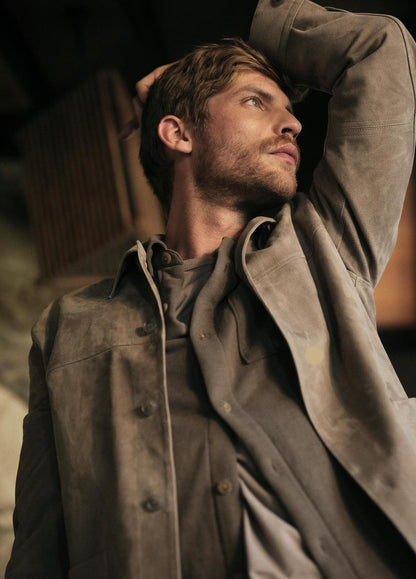 Suede Shirt Jacket in Shirt Jackets