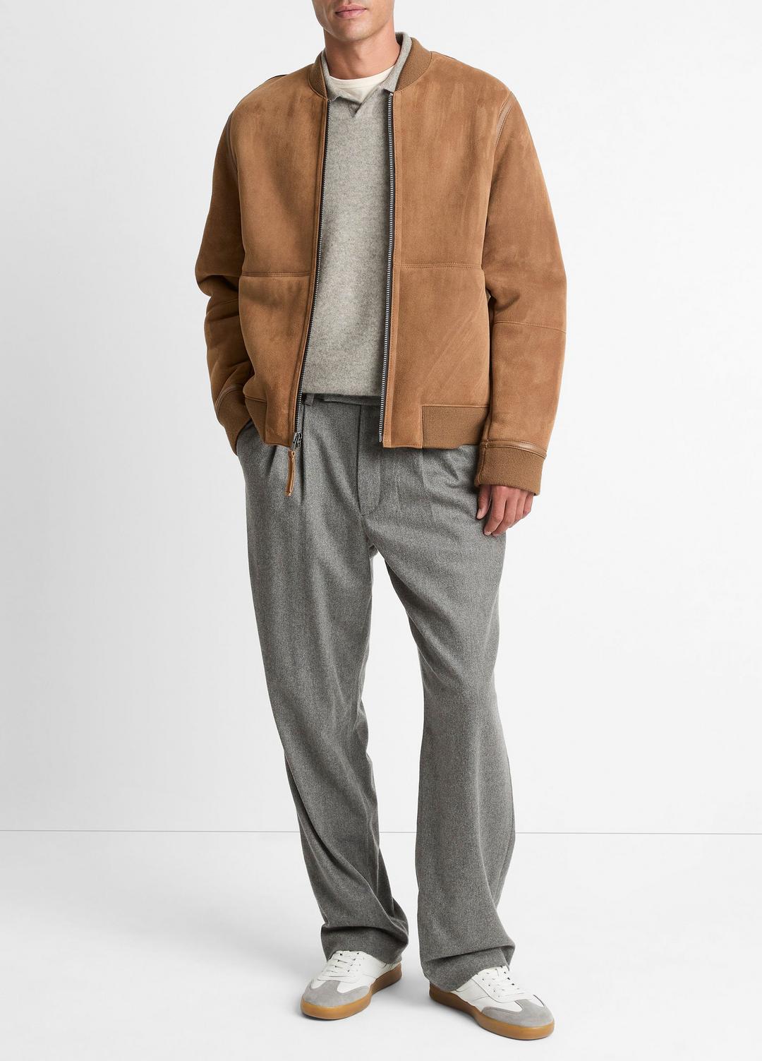 Shearling Bomber Jacket in Jackets