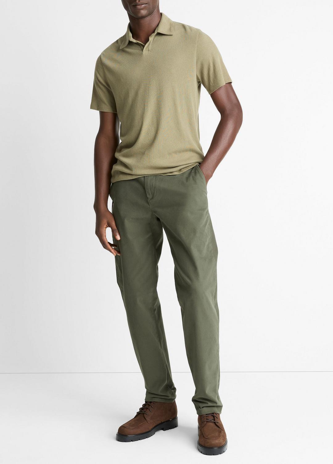 Owen Athletic Stretch-Cotton Pant in Trousers
