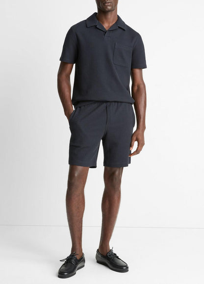 Seersucker-Knit Stretch-Cotton Short in Shorts