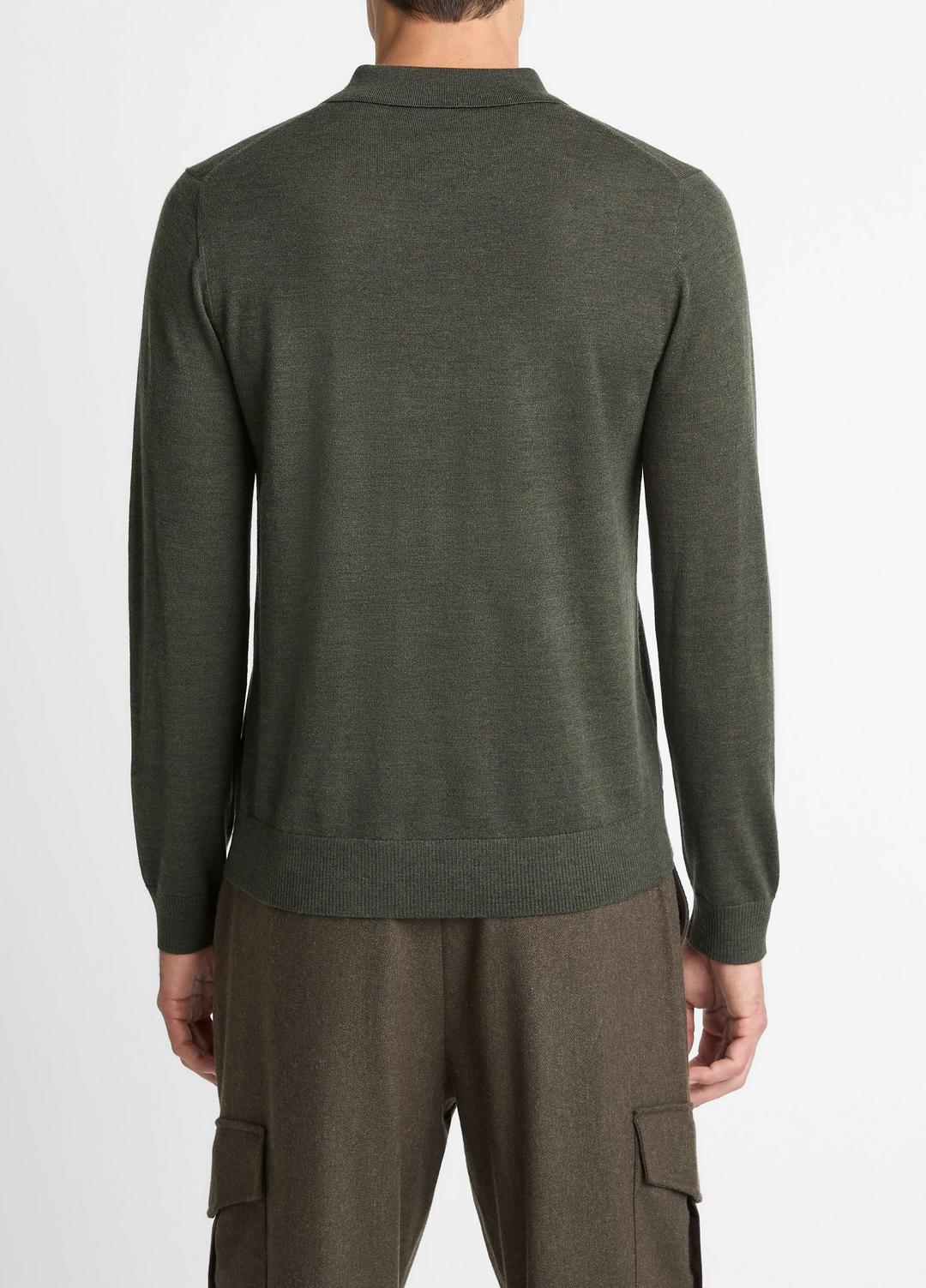 Wool Polo Sweater in Sweaters