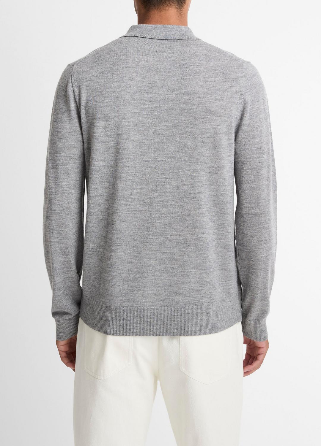 Wool Polo Sweater in Sweaters