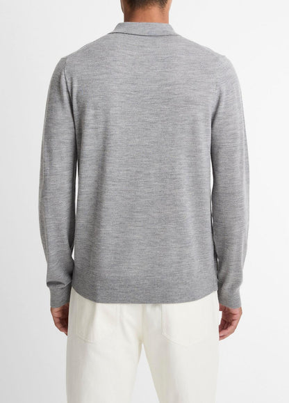 Wool Polo Sweater in Sweaters