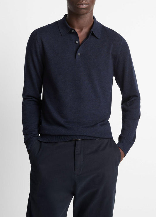 Wool Polo Sweater in Sweaters