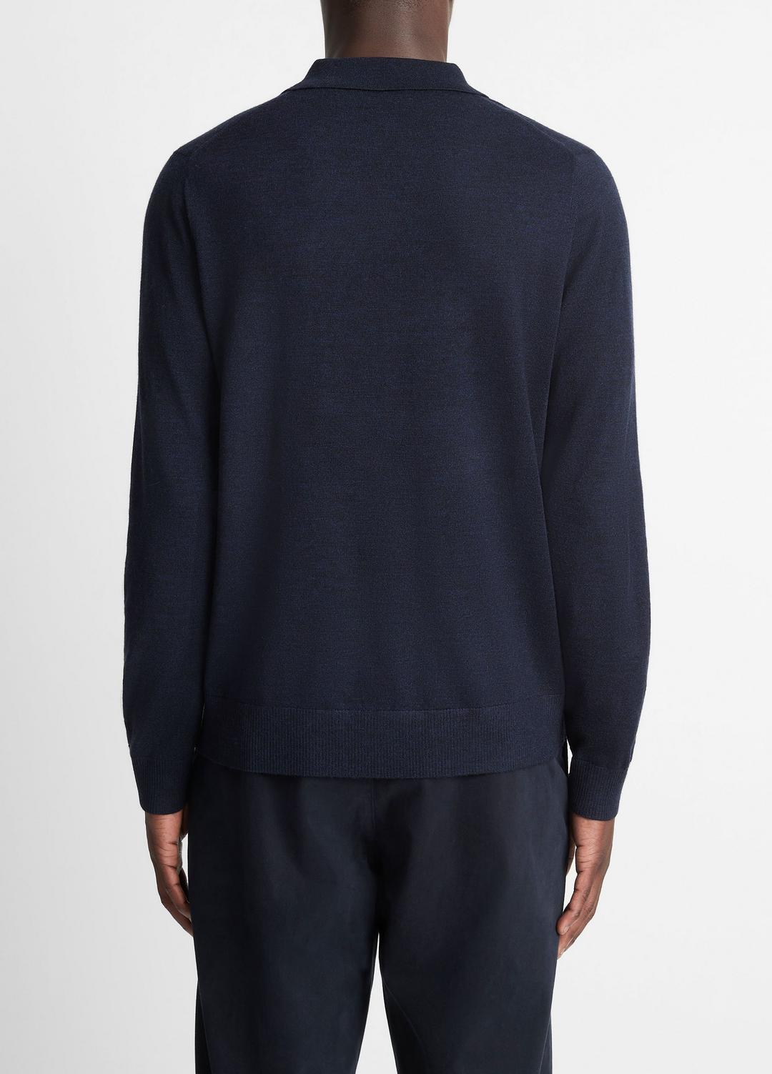 Wool Polo Sweater in Sweaters
