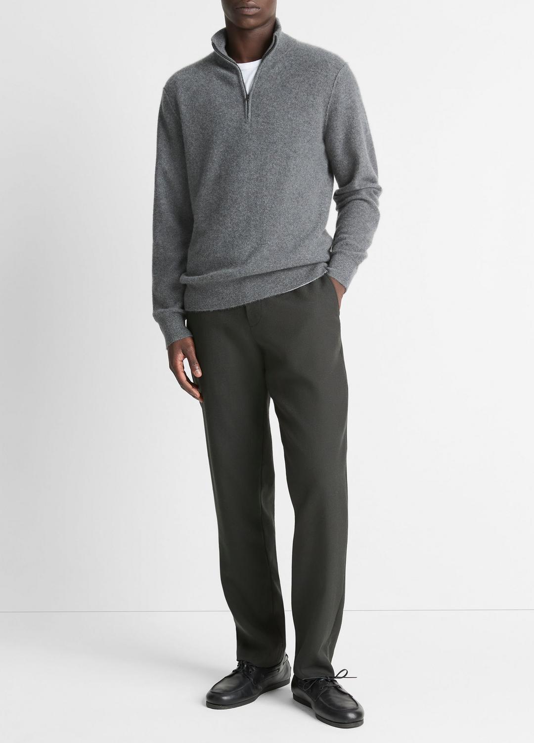 Plush Cashmere Quarter-Zip Sweater in Quarter Zip