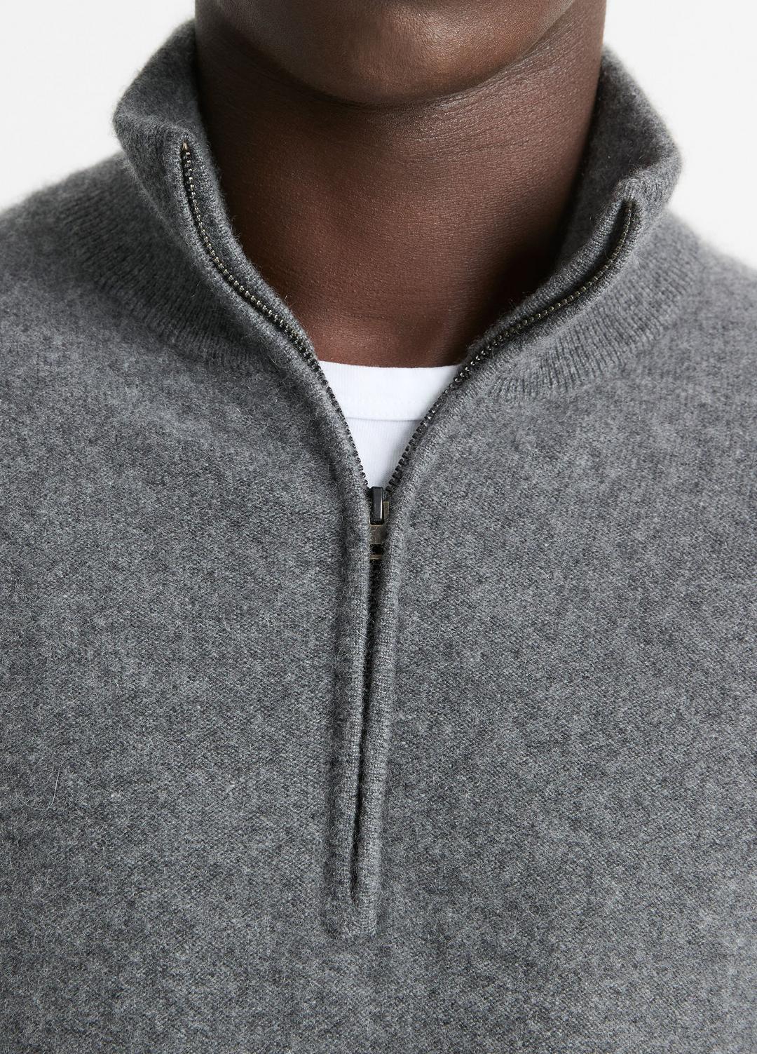 Plush Cashmere Quarter-Zip Sweater in Quarter Zip