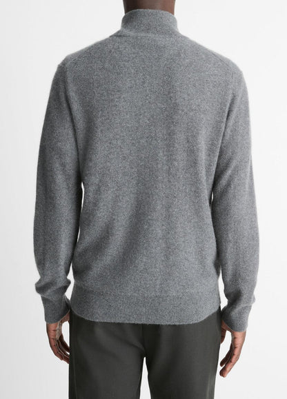 Plush Cashmere Quarter-Zip Sweater in Quarter Zip