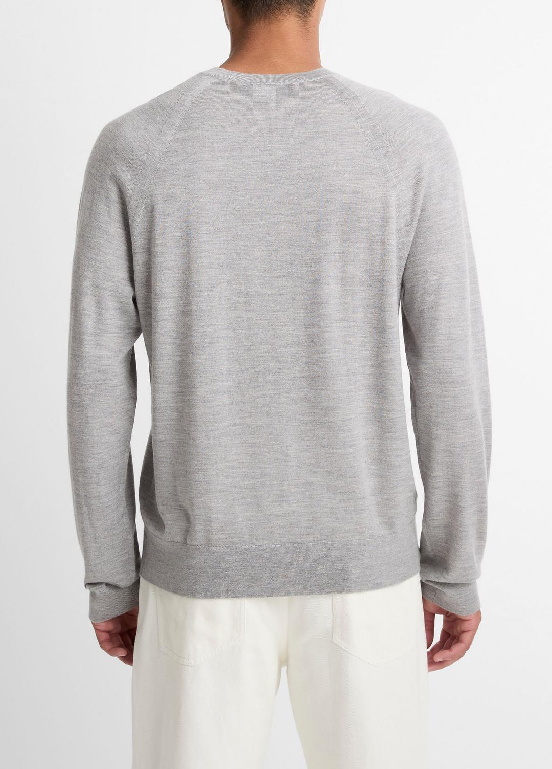 Featherweight Wool-Cashmere Crew Neck Sweater in Crew Neck