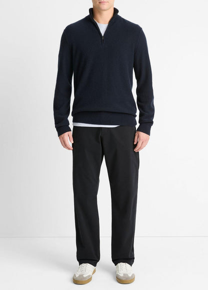 Plush Cashmere Quarter-Zip Sweater in Quarter Zip