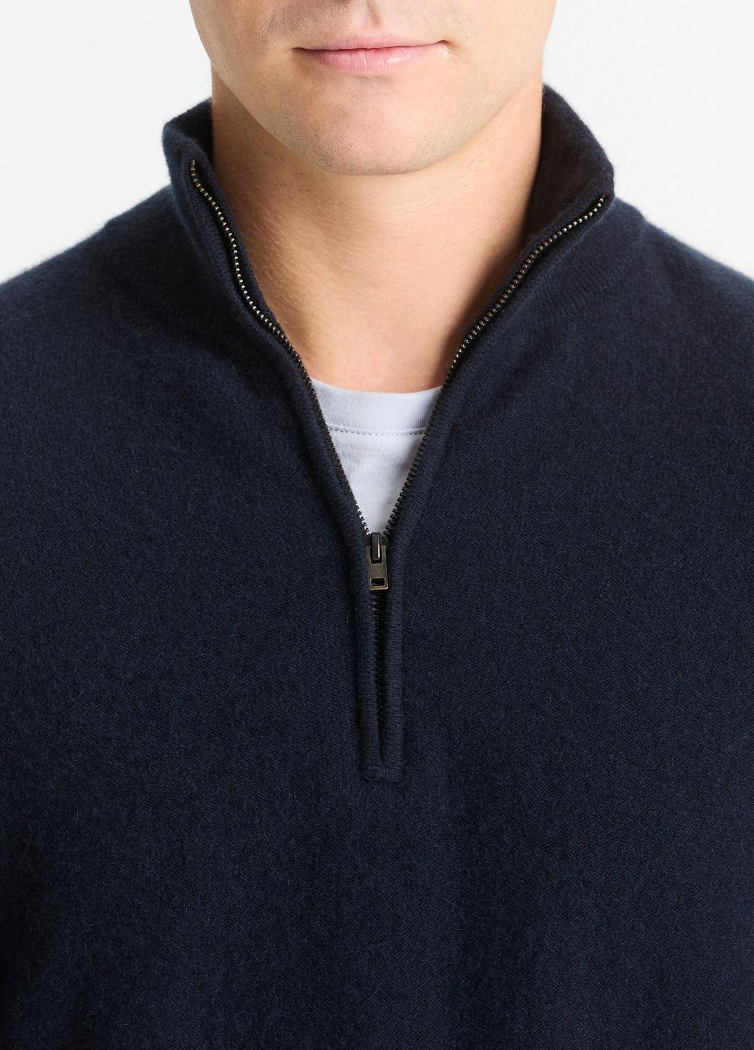 Plush Cashmere Quarter-Zip Sweater in Quarter Zip