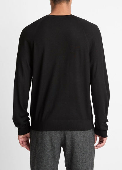 Featherweight Wool-Cashmere Crew Neck Sweater in Crew Neck