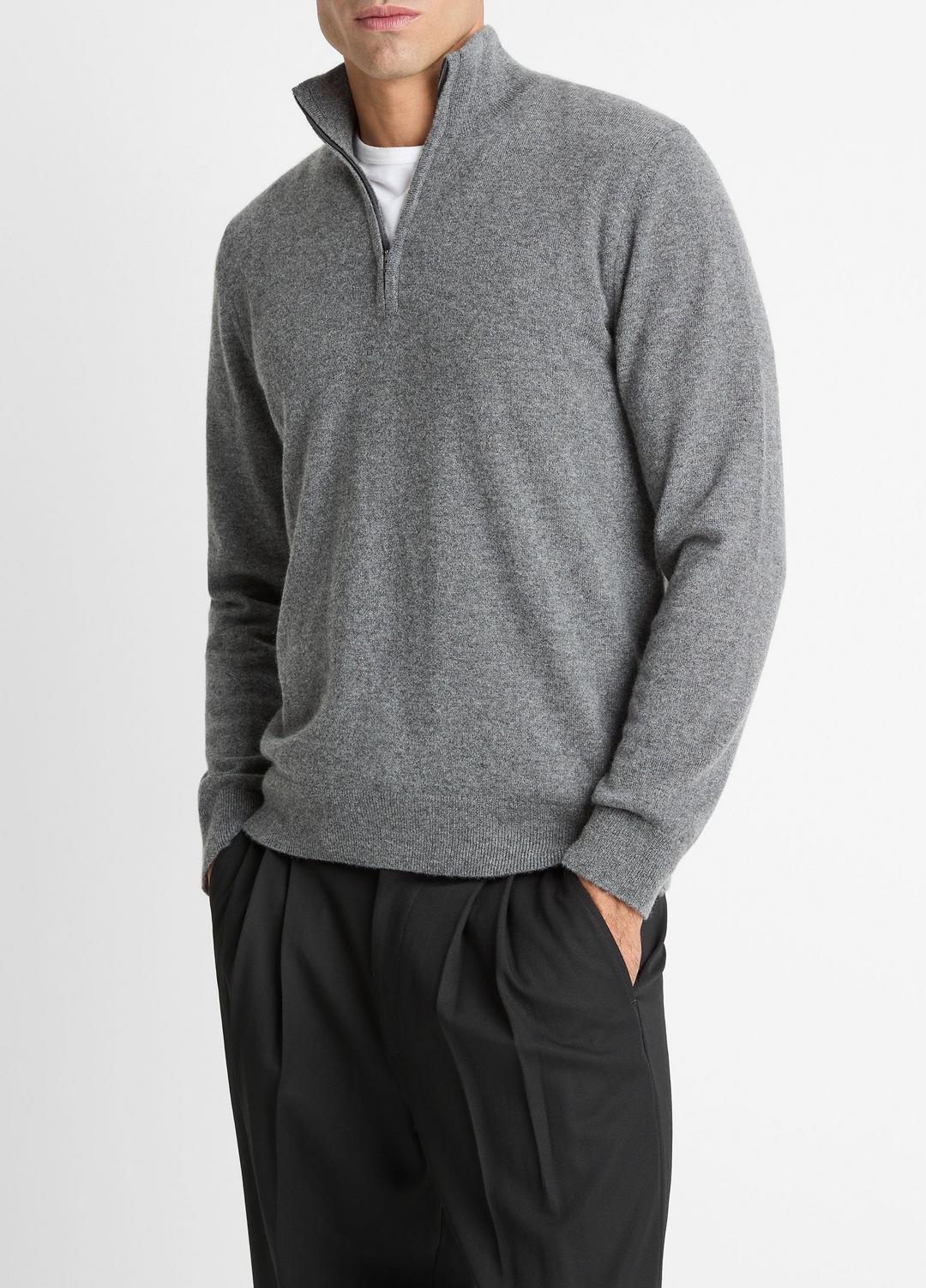 Cashmere Quarter-Zip Sweater in Quarter Zip