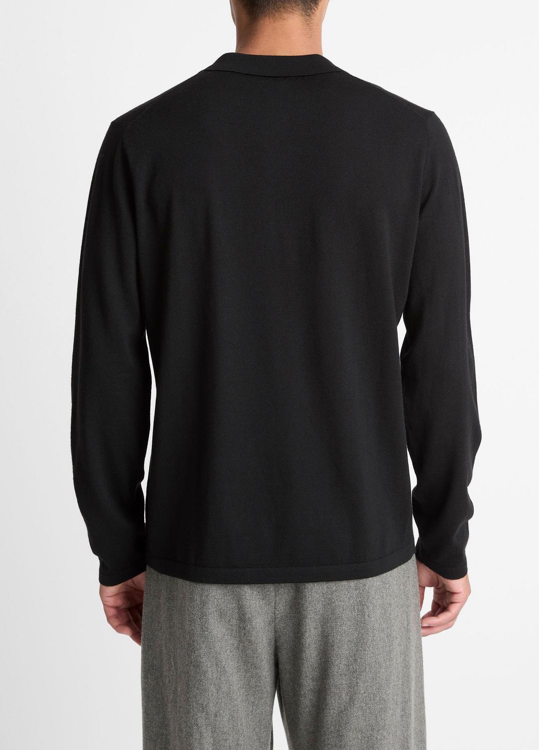 Wool Polo Sweater in Sweaters