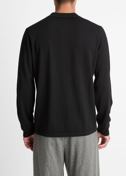Wool Polo Sweater in Sweaters
