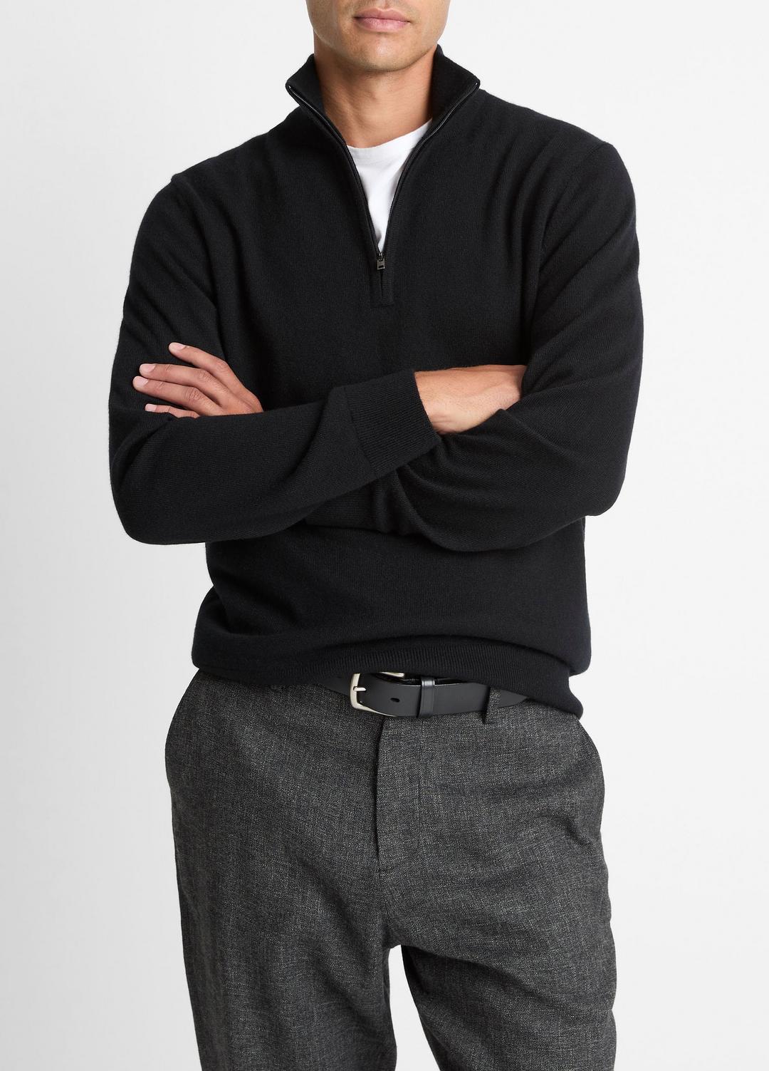 Cashmere Quarter-Zip Sweater in Quarter Zip